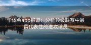 华体会app报道：分析顶级联赛中最具代表性的进攻球员