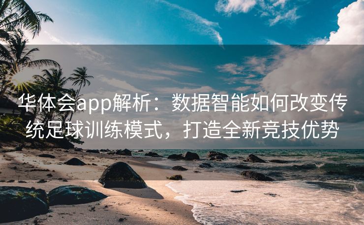 华体会app解析：数据智能如何改变传统足球训练模式，打造全新竞技优势
