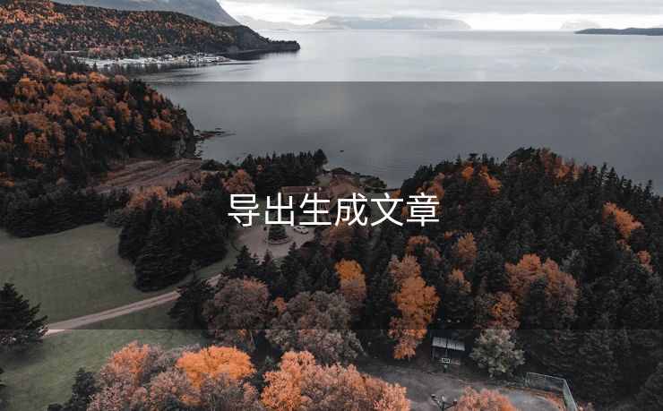导出生成文章